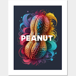 Colorful Peanut Posters and Art